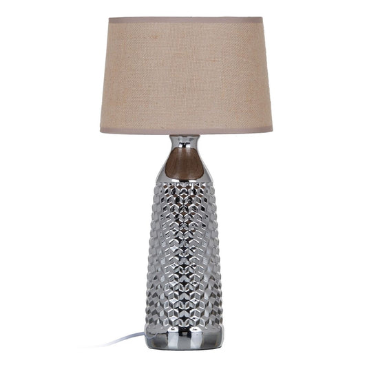 Table lamp 26 x 26 x 49.5 cm Ceramic Silver