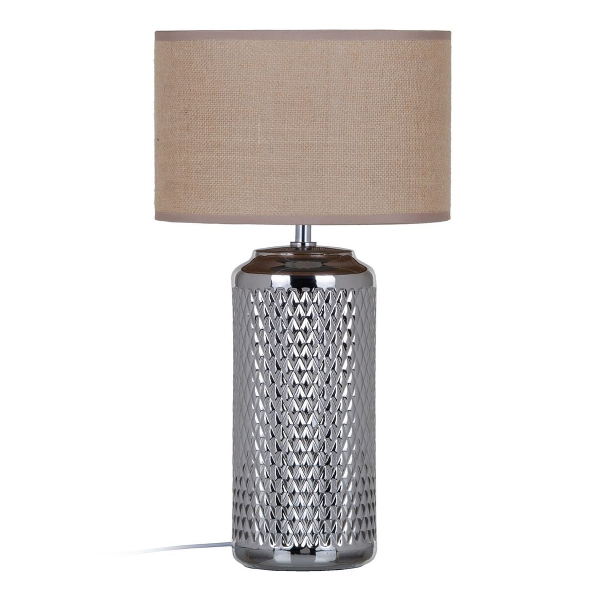 Table lamp 28 x 28 x 50.5 cm Ceramic Silver