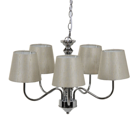 Ceiling Lamp 51 x 51 x 85 cm Metal Silver