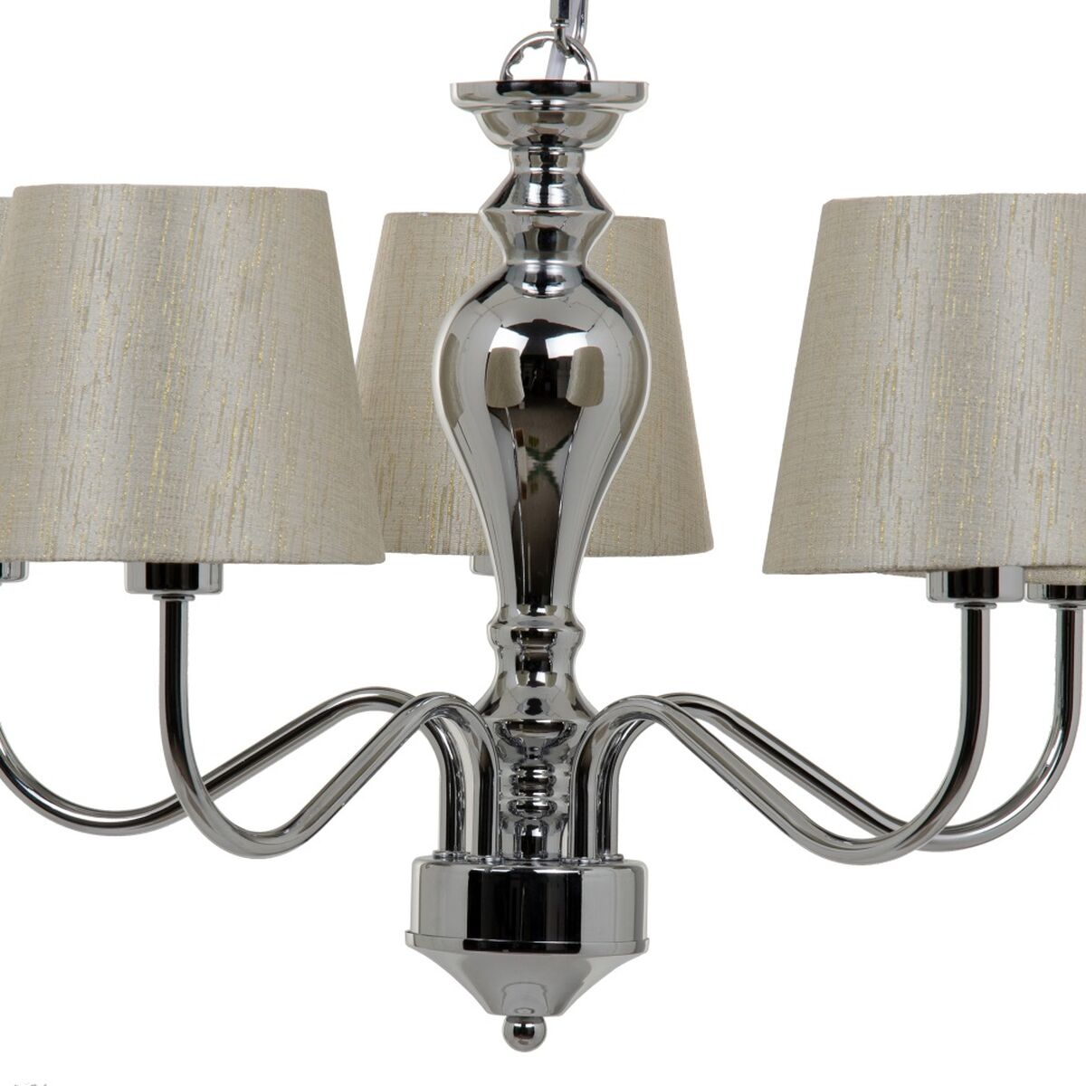 Ceiling Lamp 51 x 51 x 85 cm Metal Silver