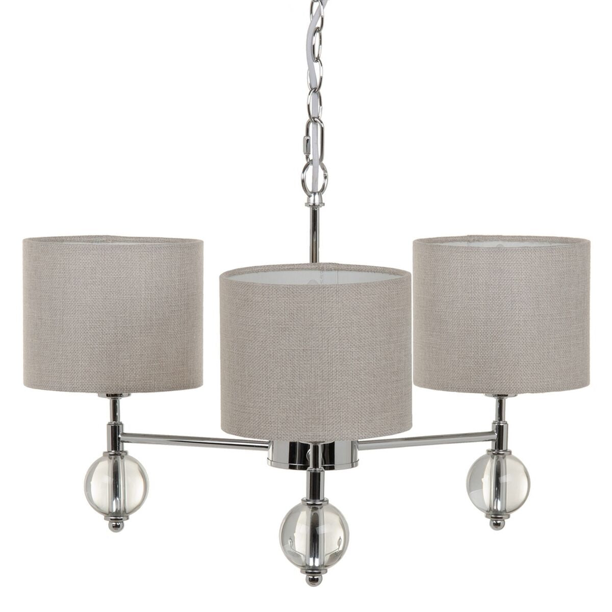 Ceiling Lamp 58 x 58 x 73 cm Metal Silver