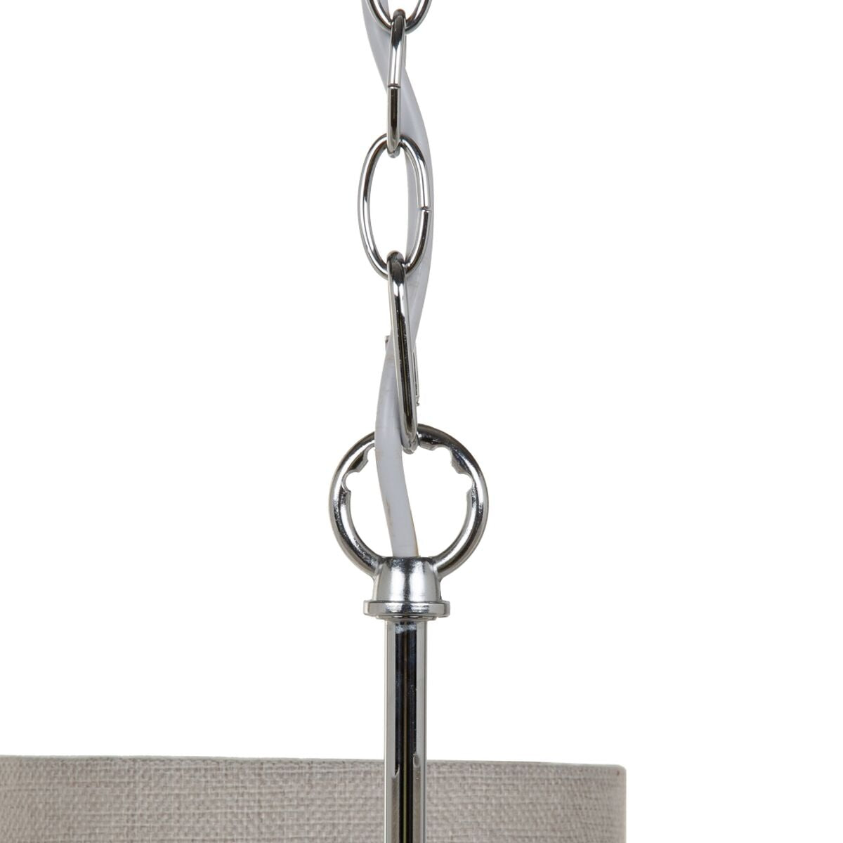 Ceiling Lamp 58 x 58 x 73 cm Metal Silver