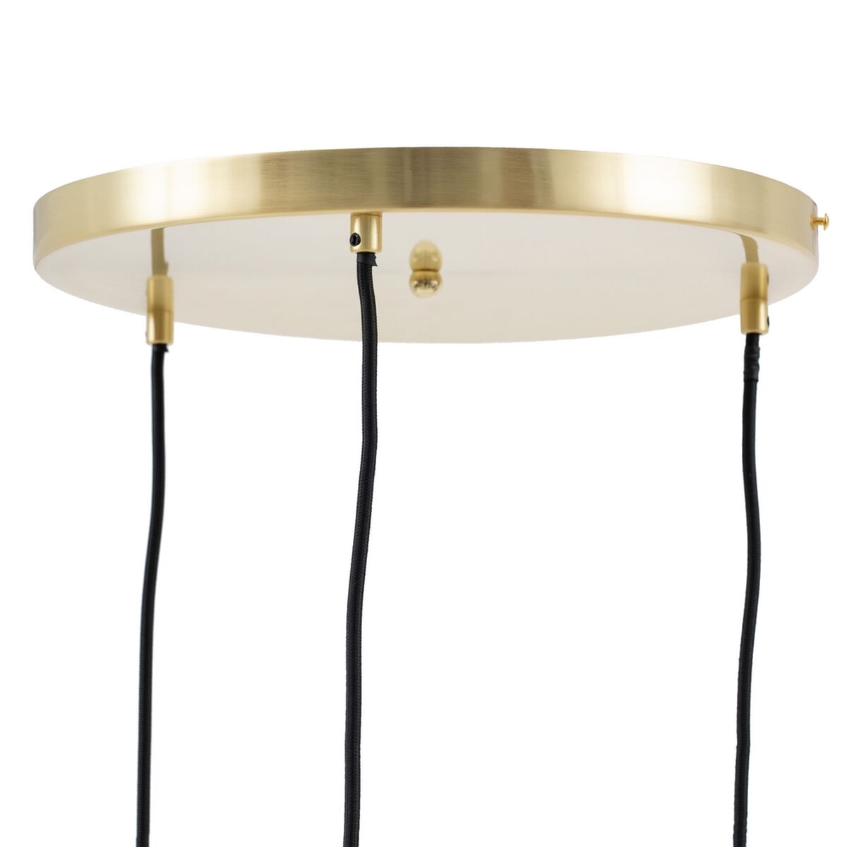 Ceiling Lamp 15 x 15 x 120 cm Golden Glass Iron