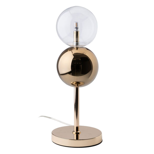 LED Table Lamp 15 x 15 x 48 cm Golden Crystal Iron