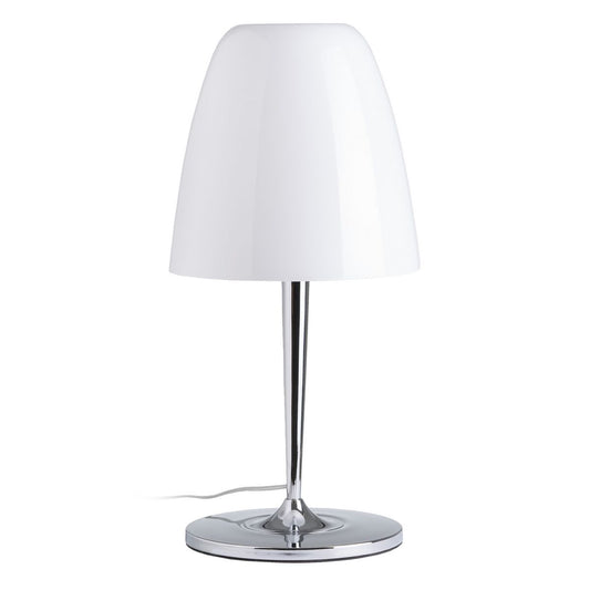 Table lamp Glass Metal Silver 28 x 28 x 56 cm