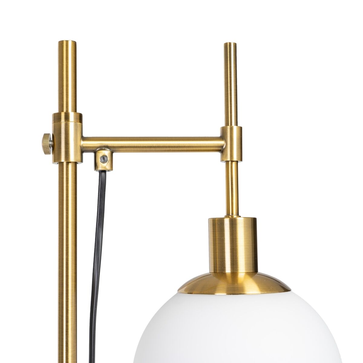 Floor Lamp 24 x 17 x 160 cm Golden Glass Metal