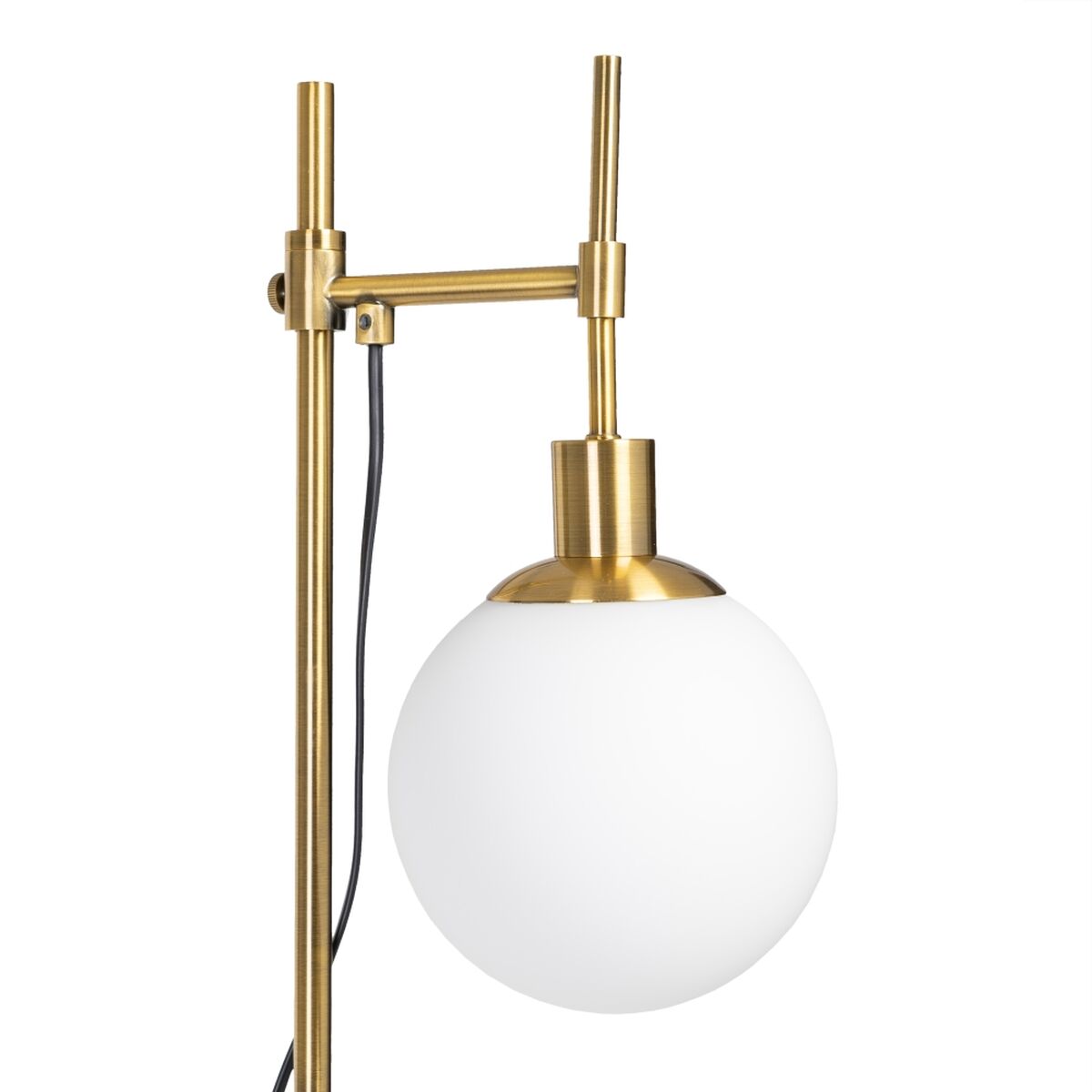 Floor Lamp 24 x 17 x 160 cm Golden Glass Metal