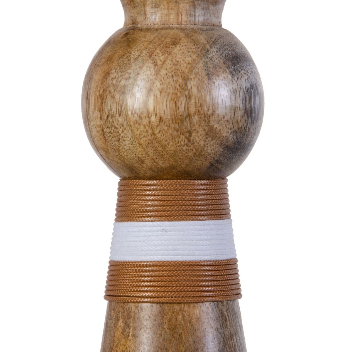 Candle holder 14 x 14 x 38 cm Brown Mango wood