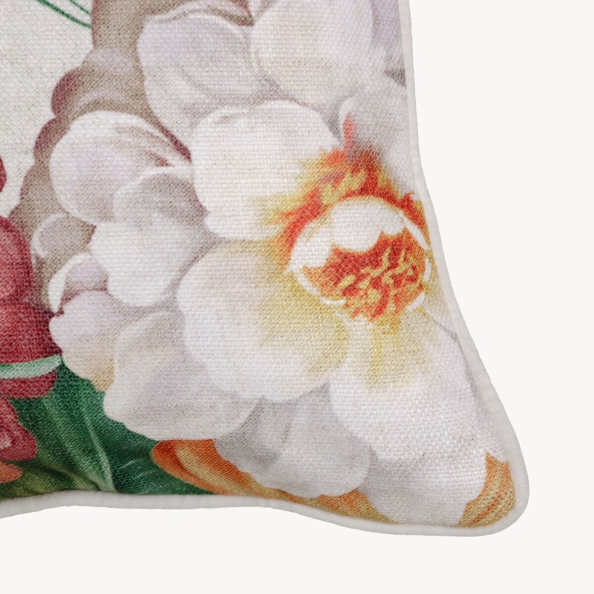 Polyester Cushion 45 x 30 cm Roses