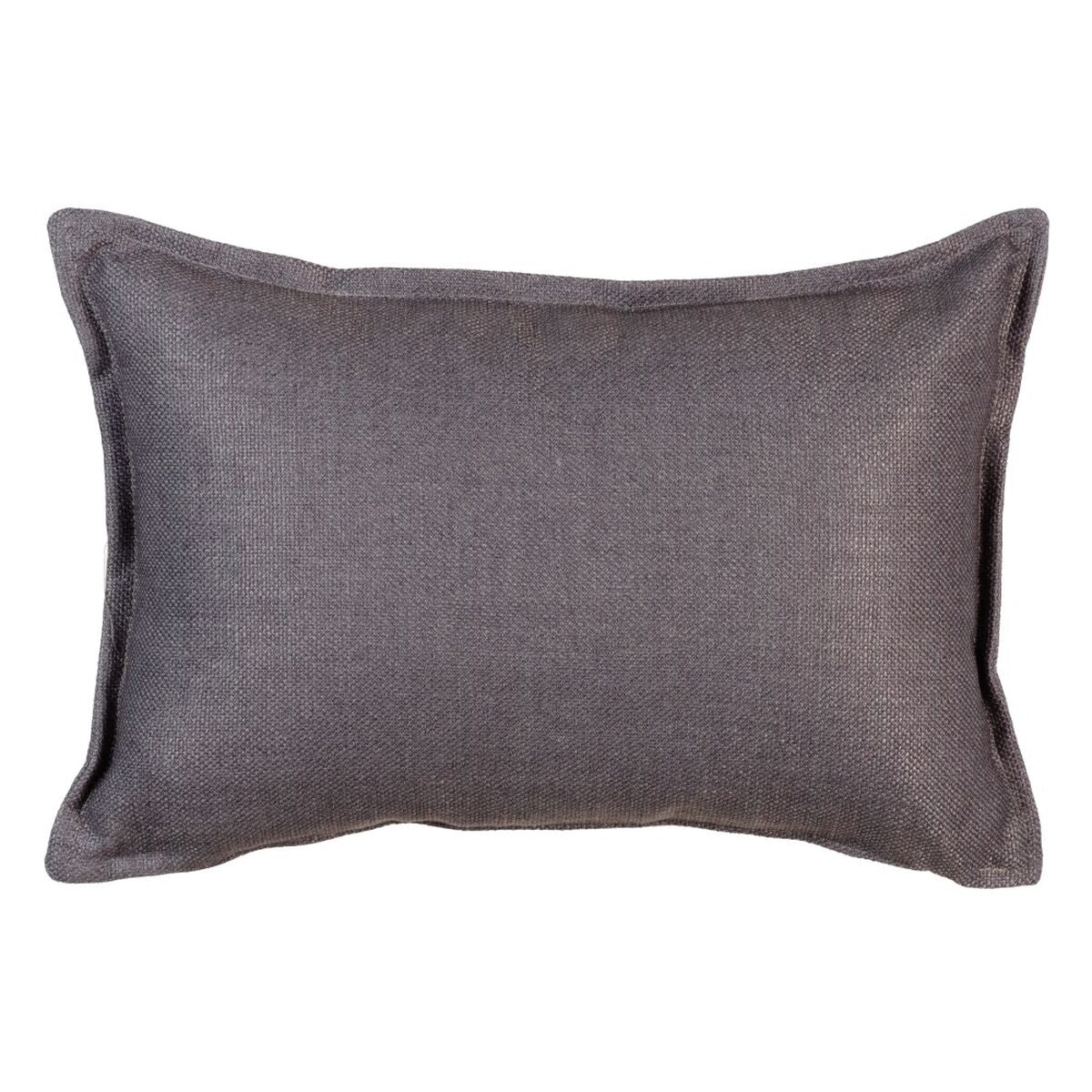 Dark Gray Polyester Cushion 45 x 30 cm