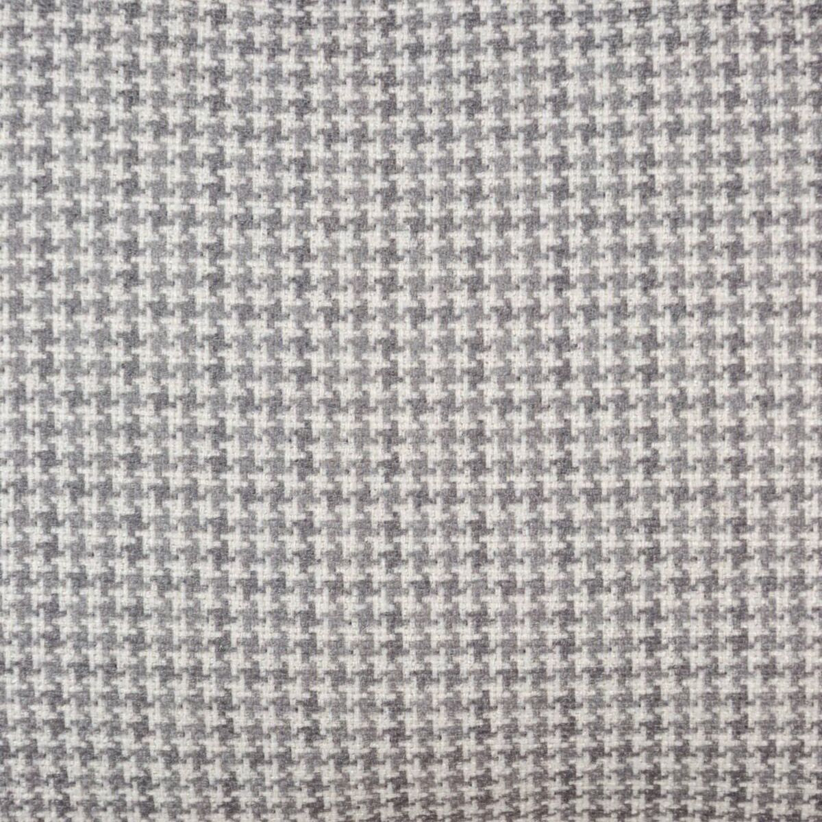 Almofada de poliéster cinza claro 45 x 30 cm Houndstooth