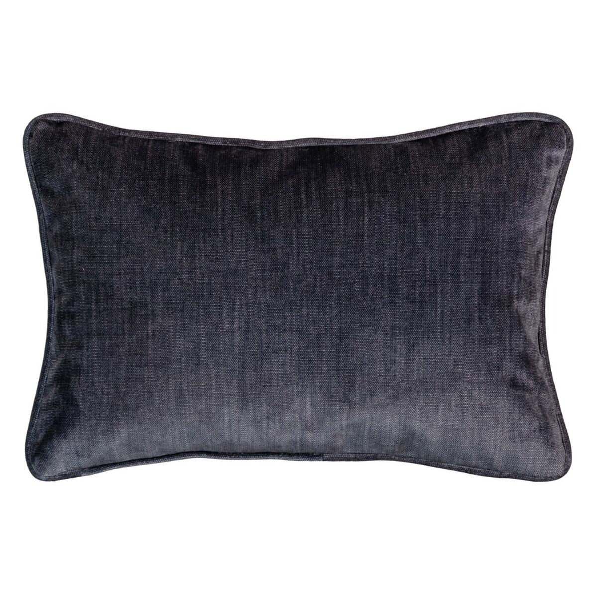 Dark gray cushion 45 x 30 cm