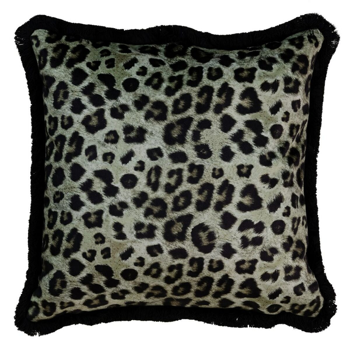 Leopard Green Cushion 45 x 45 cm