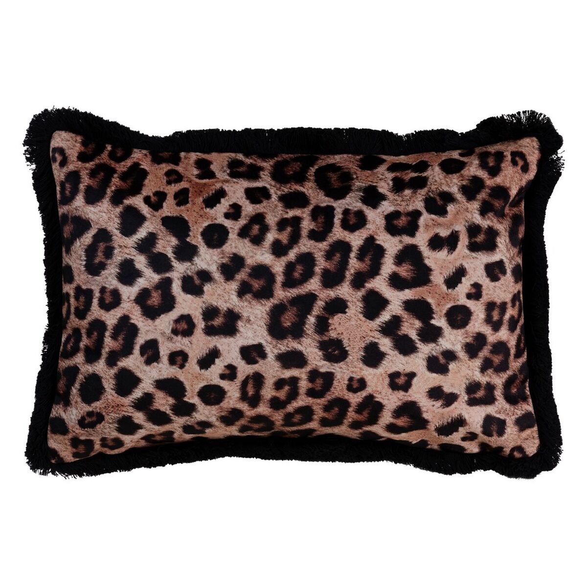 Brown Leopard Cushion 45 x 30 cm