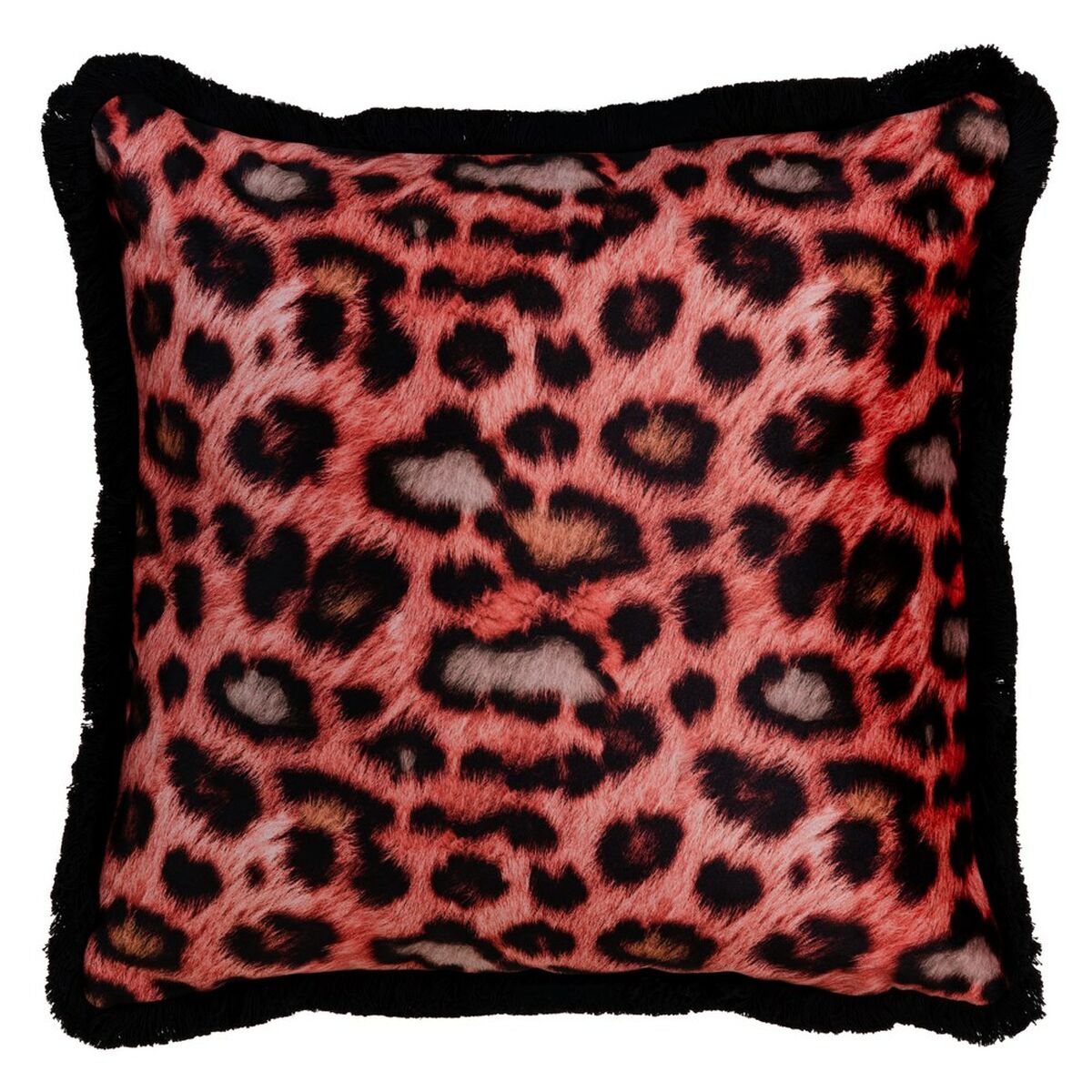 Orange Leopard Cushion 45 x 45 cm