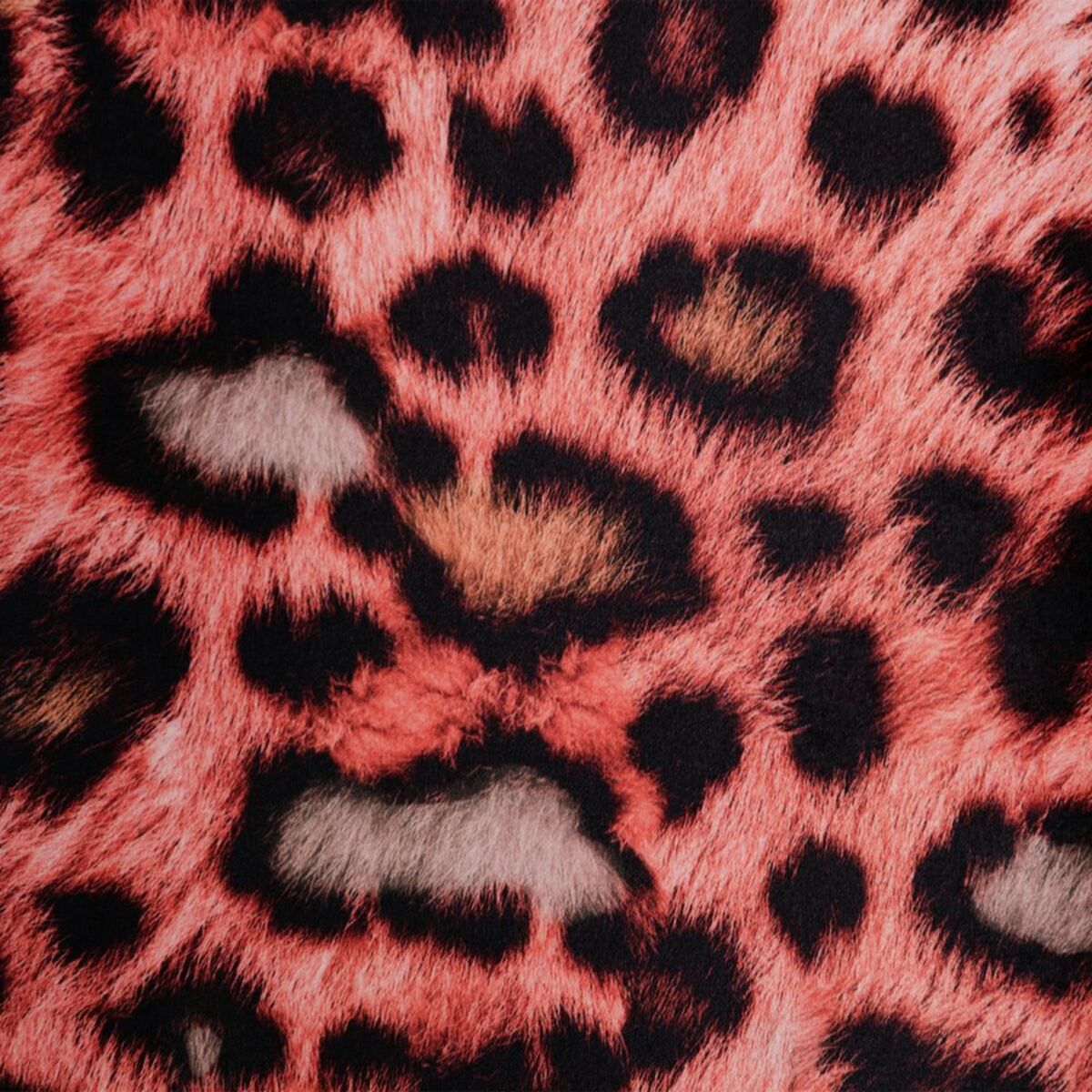 Orange Leopard Cushion 45 x 45 cm