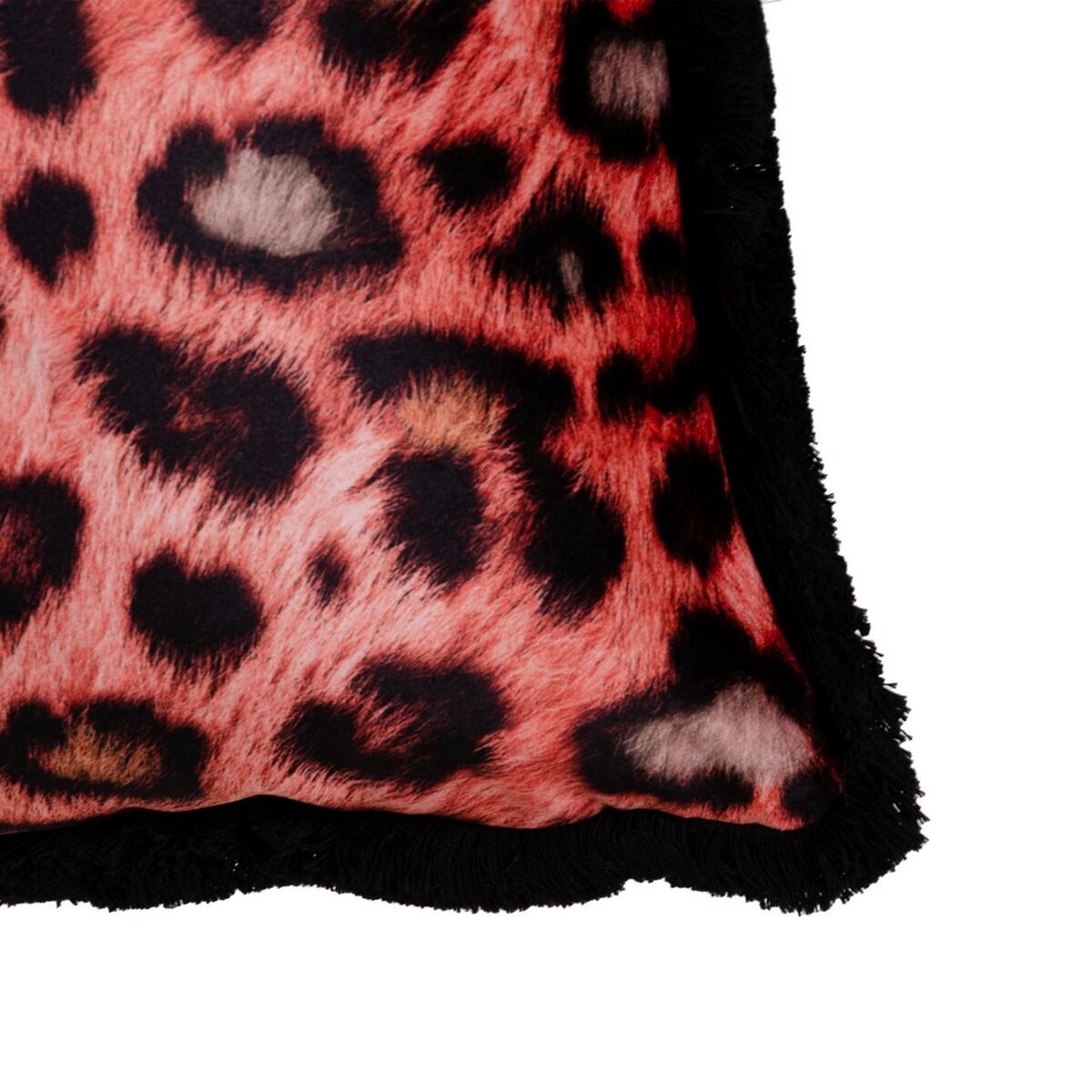 Orange Leopard Cushion 45 x 45 cm