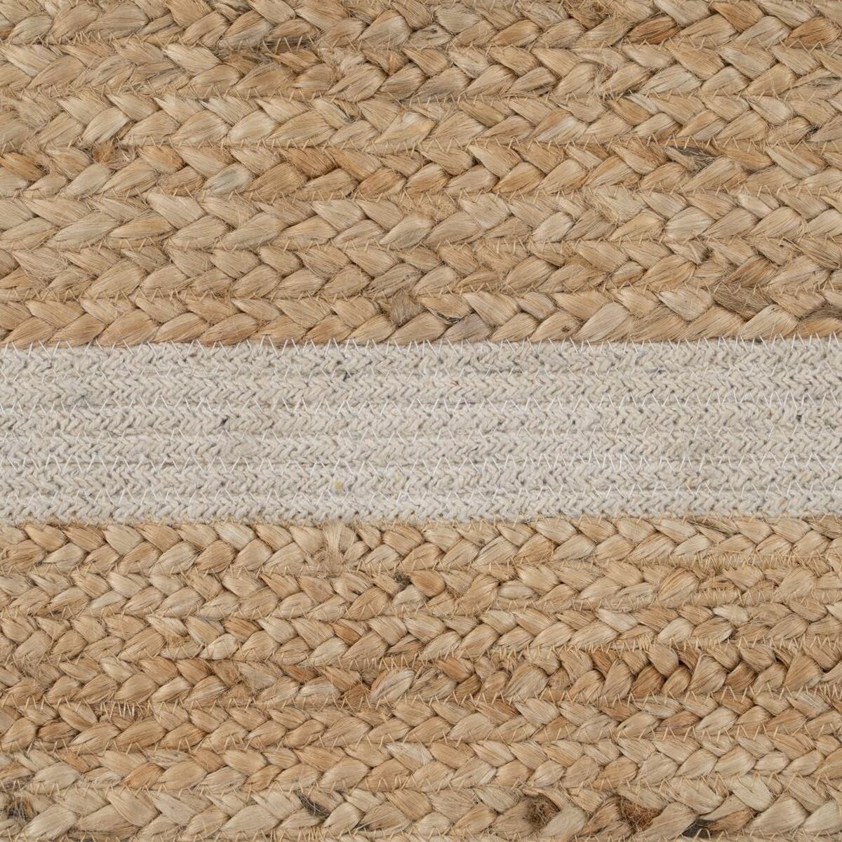 Natural White Jute Rug 170 x 70 cm