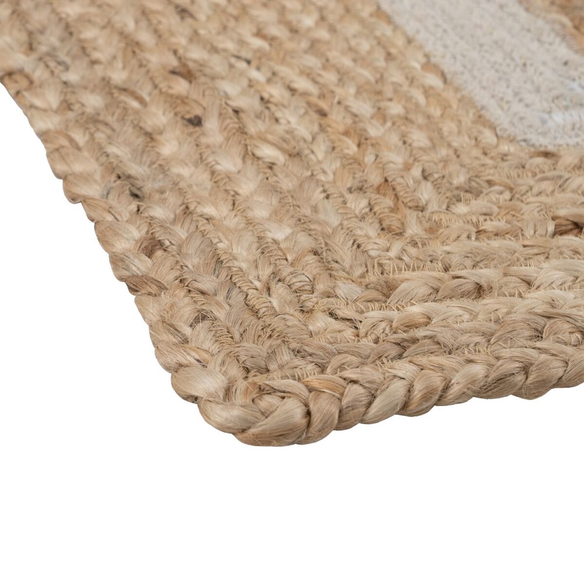 Natural White Jute Rug 170 x 70 cm