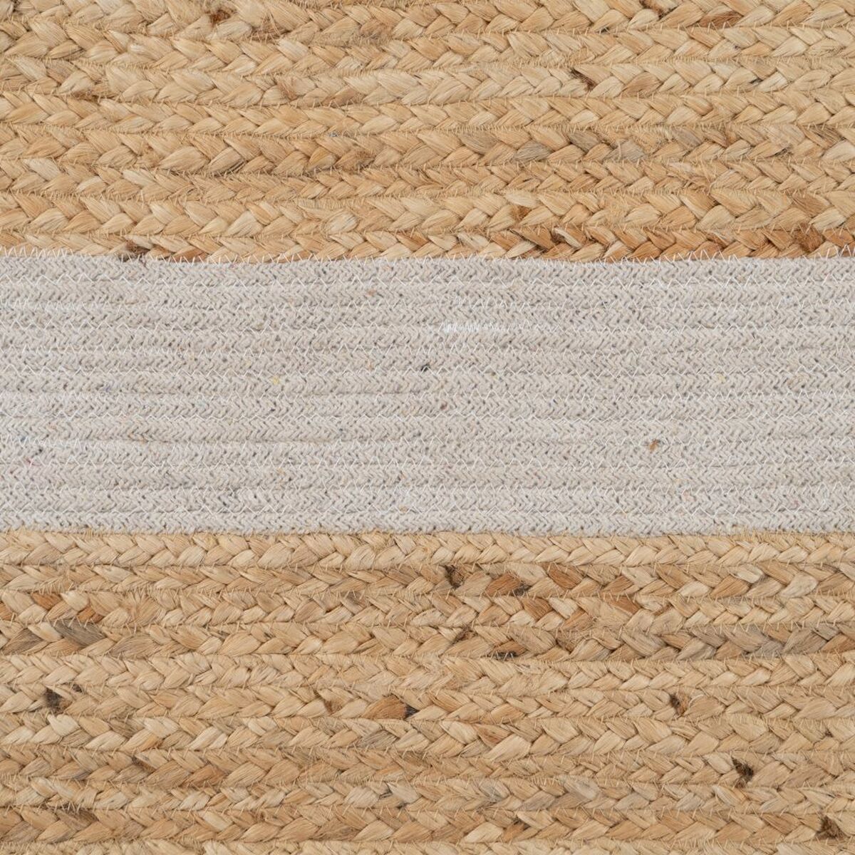 Natural White Jute Rug 230 x 160 cm