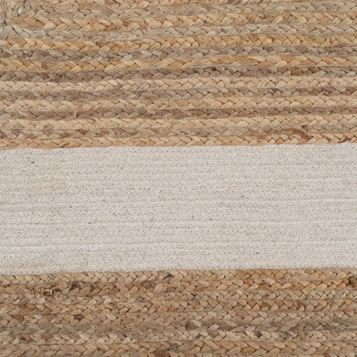 Rug 290 x 200 cm Natural White Jute