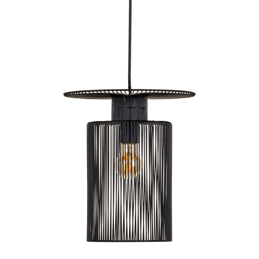 Ceiling Lamp 27 x 27 x 30.5 cm Black Iron