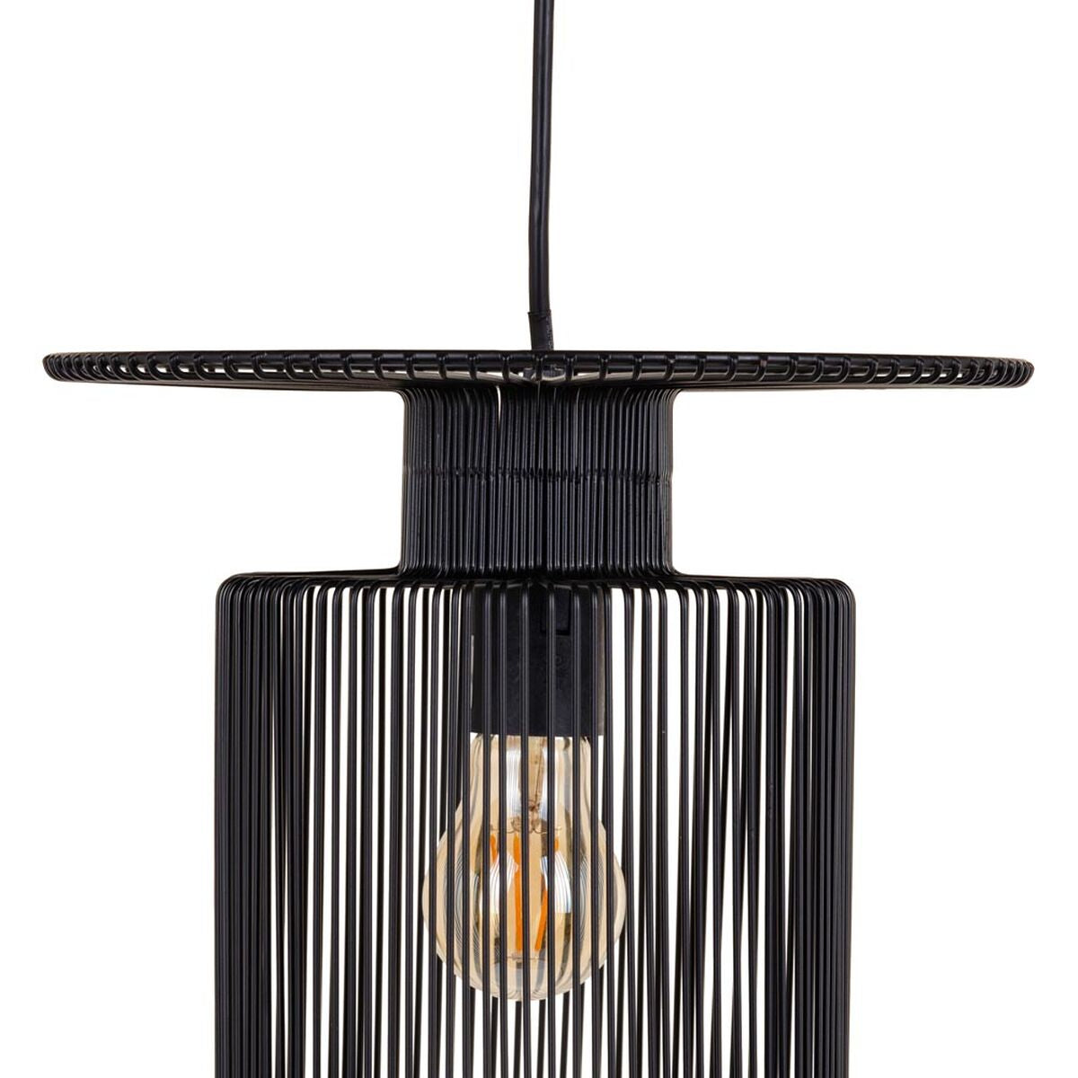 Ceiling Lamp 27 x 27 x 30.5 cm Black Iron