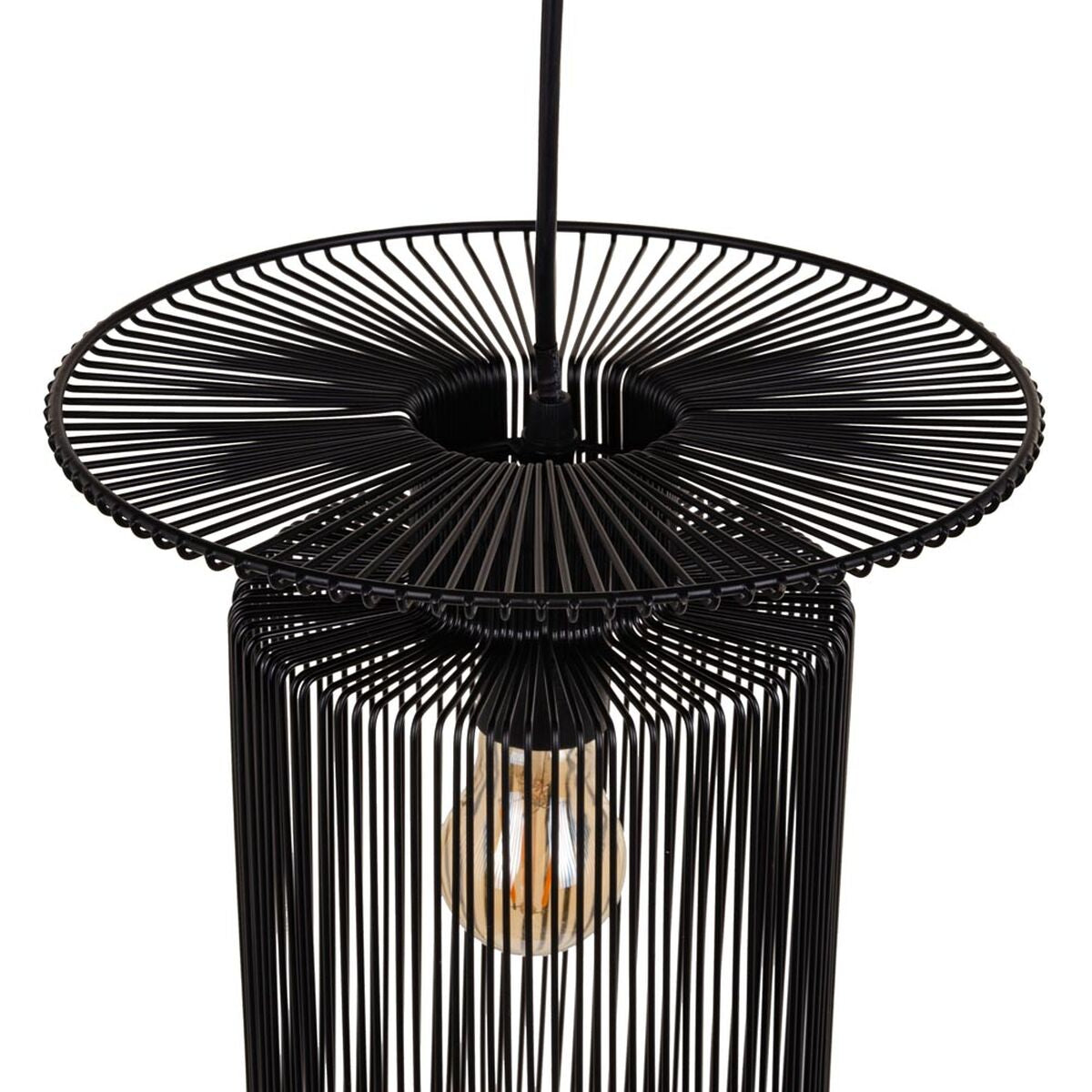 Ceiling Lamp 27 x 27 x 30.5 cm Black Iron