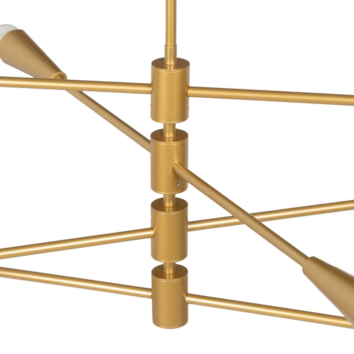 Ceiling Lamp 80 x 80 x 137.5 cm Gold Metal Modern