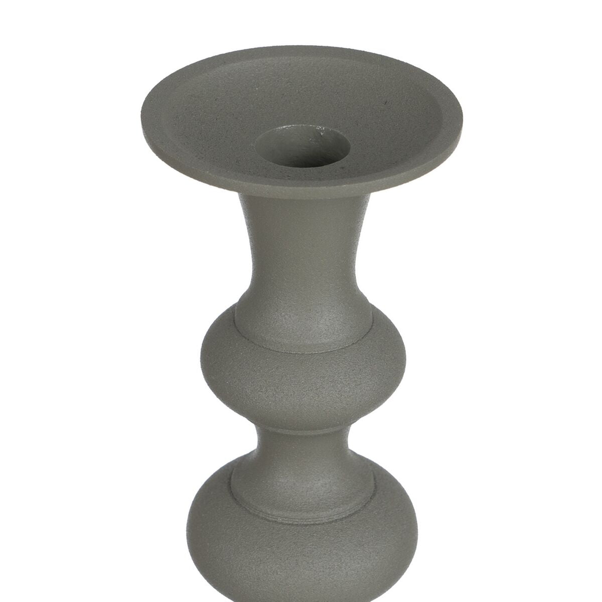 Candle holder 13 x 13 x 47 cm Green Aluminum