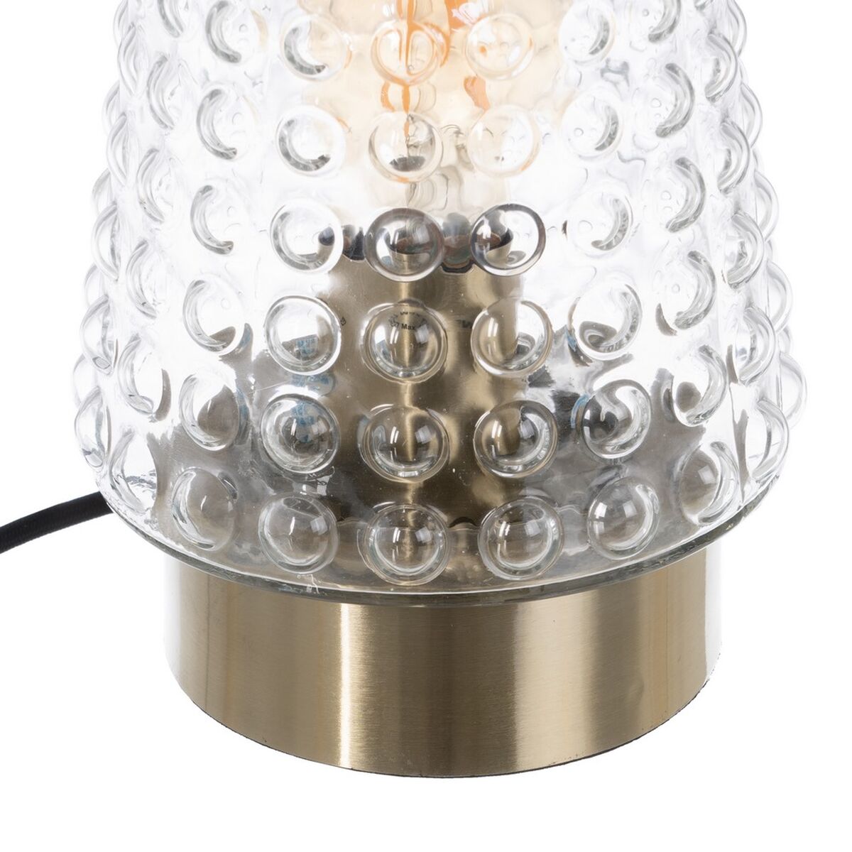 Table lamp Crystal Metal 17 x 17 x 26 cm