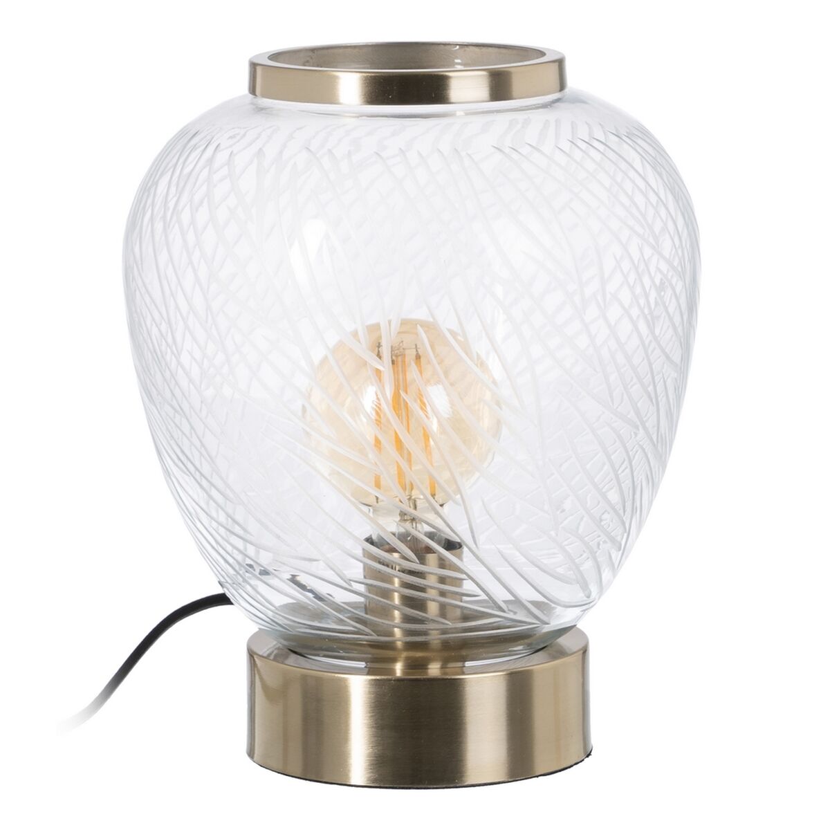 Table lamp Crystal Metal 22 x 22 x 31 cm