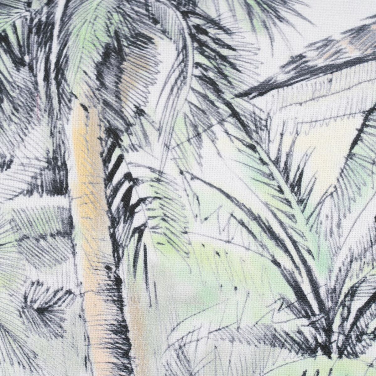 Palm trees cushion 100% cotton 45 x 30 cm