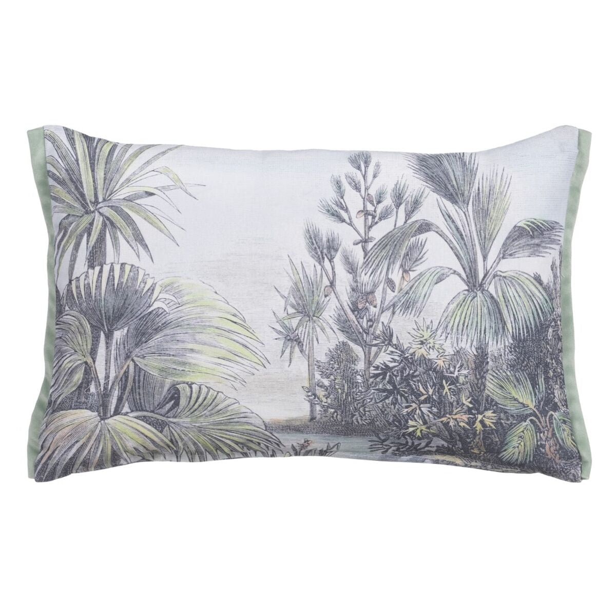 Palm trees cushion 100% cotton 45 x 30 cm