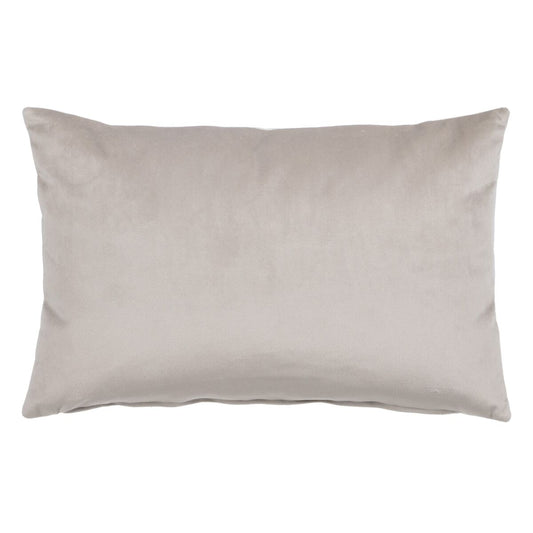 Beige Polyester Cushion 45 x 30 cm