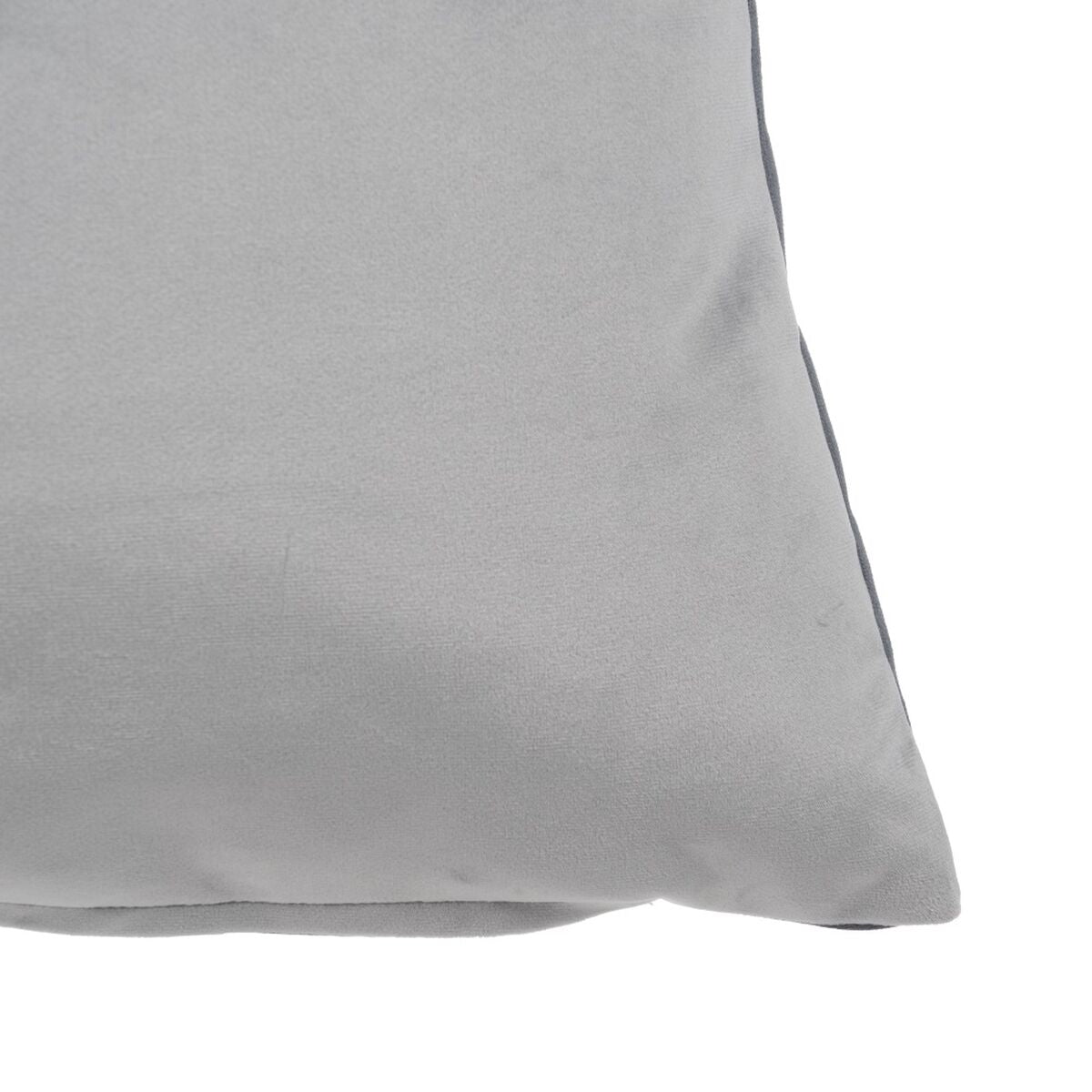 Gray Polyester Cushion 45 x 45 cm