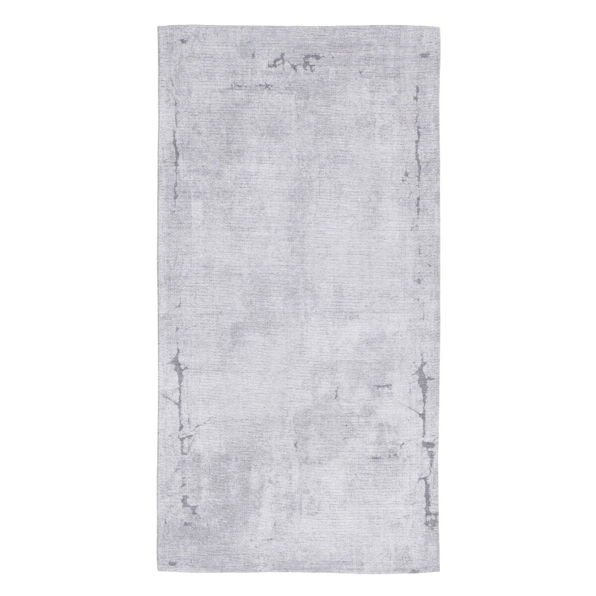 Rug 80 x 150 cm Gray Polyester Cotton