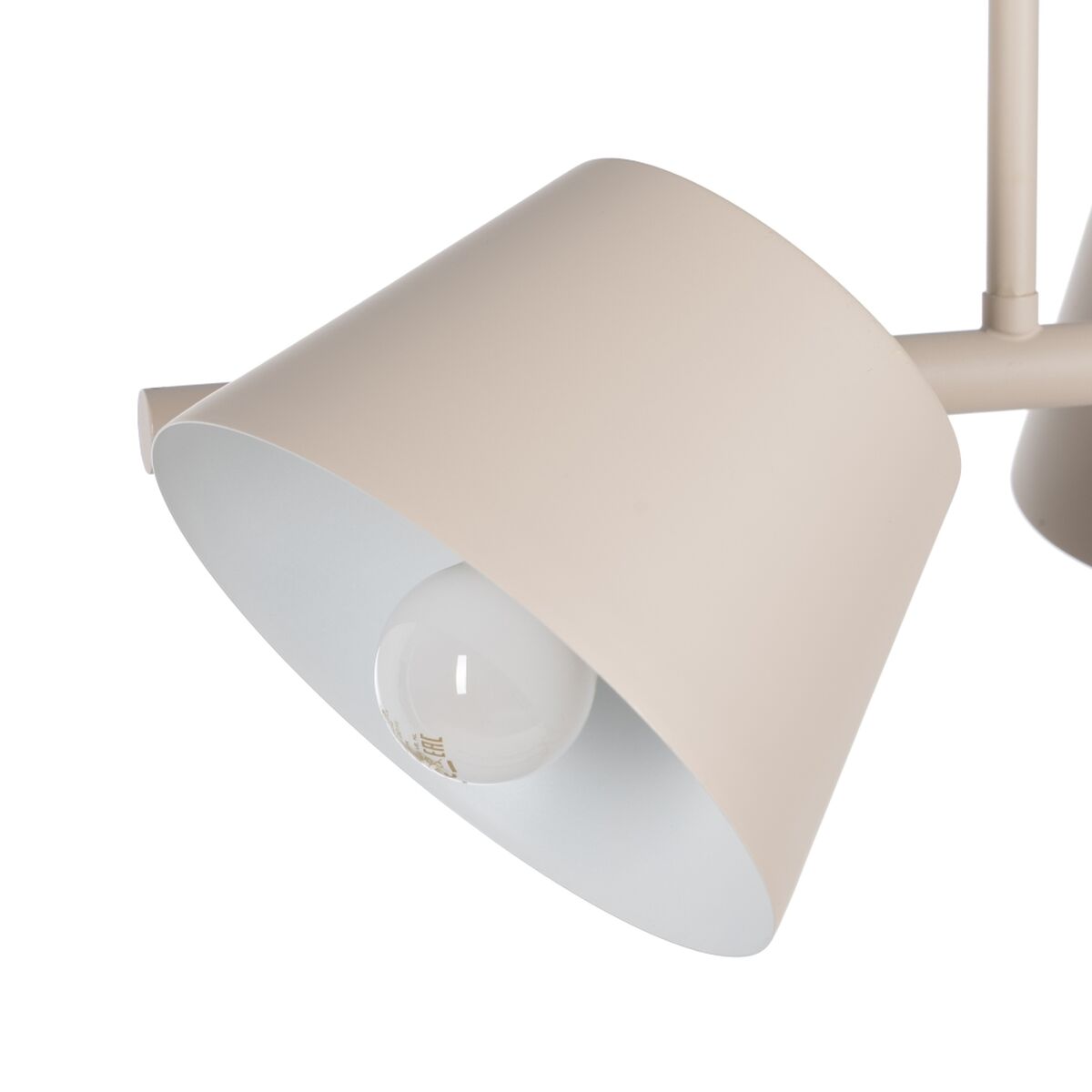 Ceiling Lamp 62.5 x 38 x 27.5 cm Metal Cream