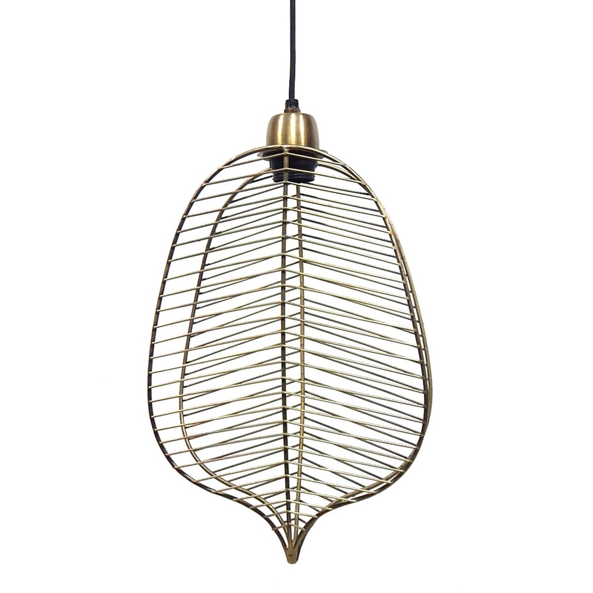 Ceiling Lamp 25 x 13 x 38 cm Gold Metal