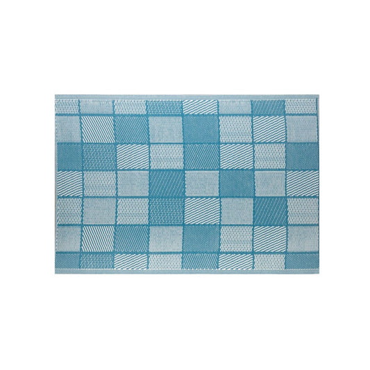 Outdoor Rug Meis Blue White Polypropylene 140 x 200 cm