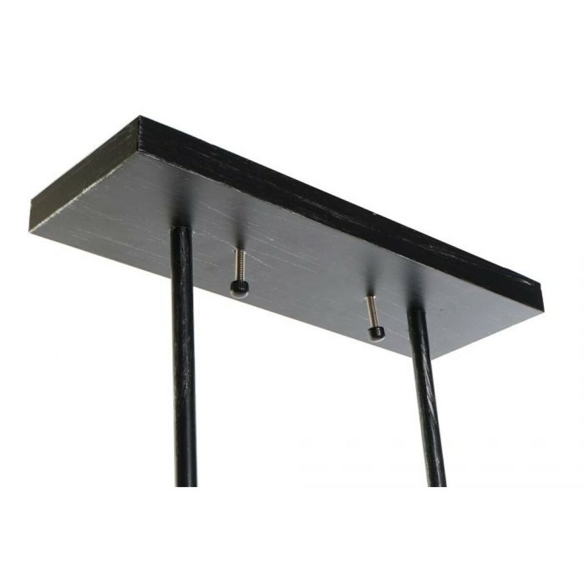 Ceiling Lamp DKD Home Decor Glass Black Brown Aluminum (50 x 8 x 21 cm)