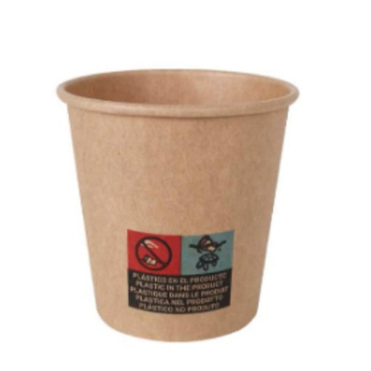 Set of Algon Cardboard Disposable Cups 120 ml