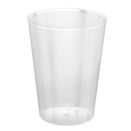 Set of reusable glasses Algon Transparent Cider 500 ml (10 Units)