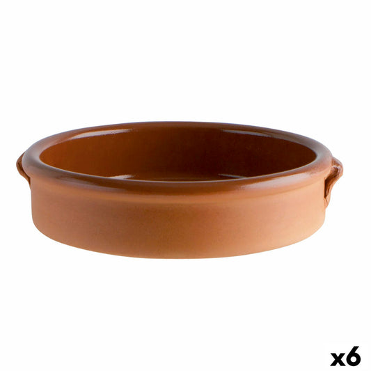 Brown Ceramic Casserole (25 cm) (6 Units)