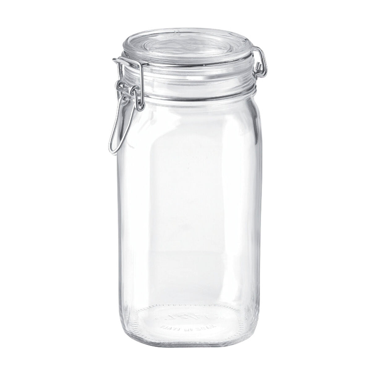 Food Preservation Container Bormioli Rocco fido Transparent Glass (1.5 L) (6 Units)