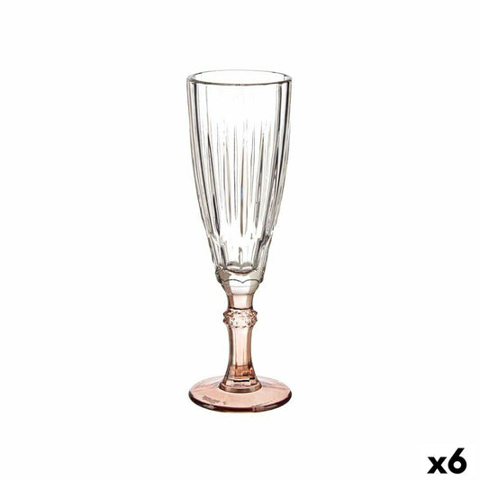 Champagne glass Brown Crystal 6 Units (170 ml)