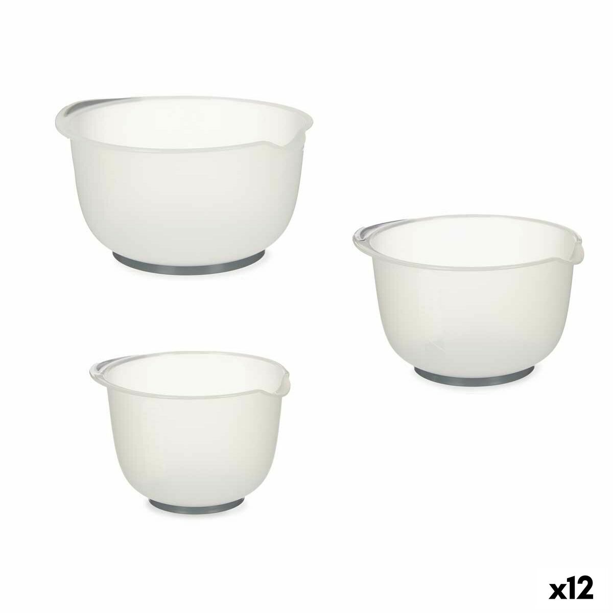 Measuring Bowl Set Polypropylene TPE (12 Units)