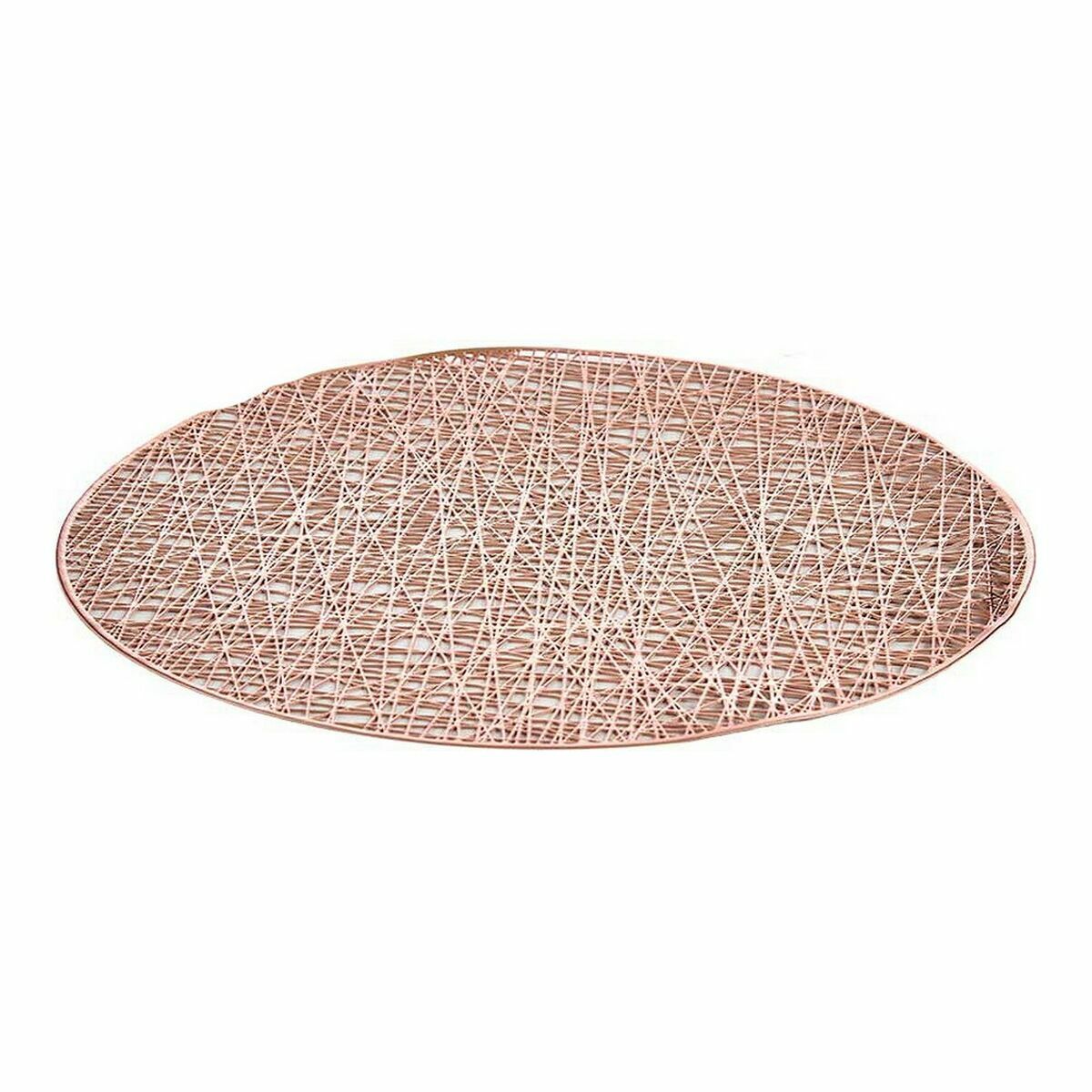 Trivet Plástico Rosa (Ø 38 cm) (12 Unidades)