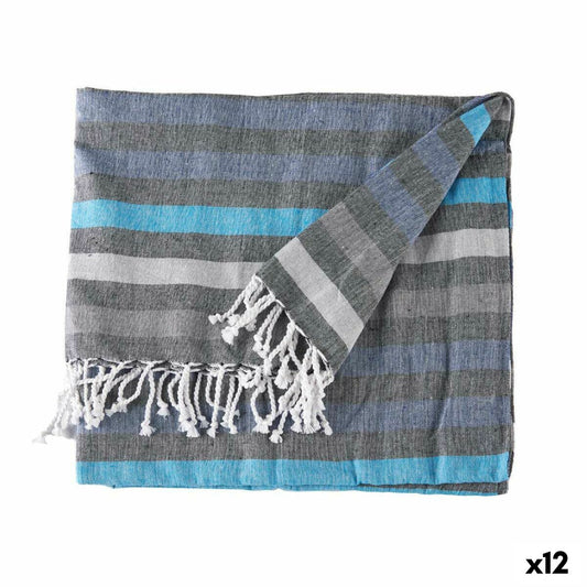 Multipurpose throw 160 x 200 cm Blue (12 Units)